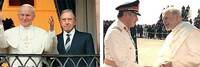 Juan Pablo II y Pinochet