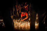 Velatón en honor a Lucas Villa, estudiante asesinado en Pereira, el 4 de mayo de 2021Juan Pablo Otalvaro M / www.globallookpress.com