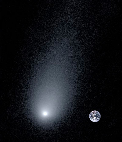 Fotografía realizada por algunos astrónomos el 24 de noviembre de 2019 en el Observatorio Keck de Hawái.