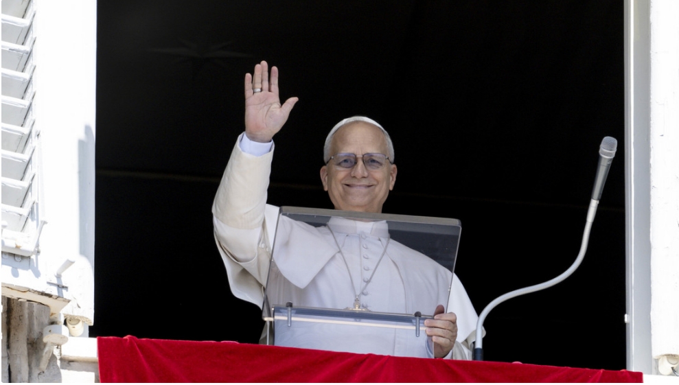 El Papa León XIV durante la bendición dominical del 31 de agosto de 2025. Vatican Media / Legion-Media