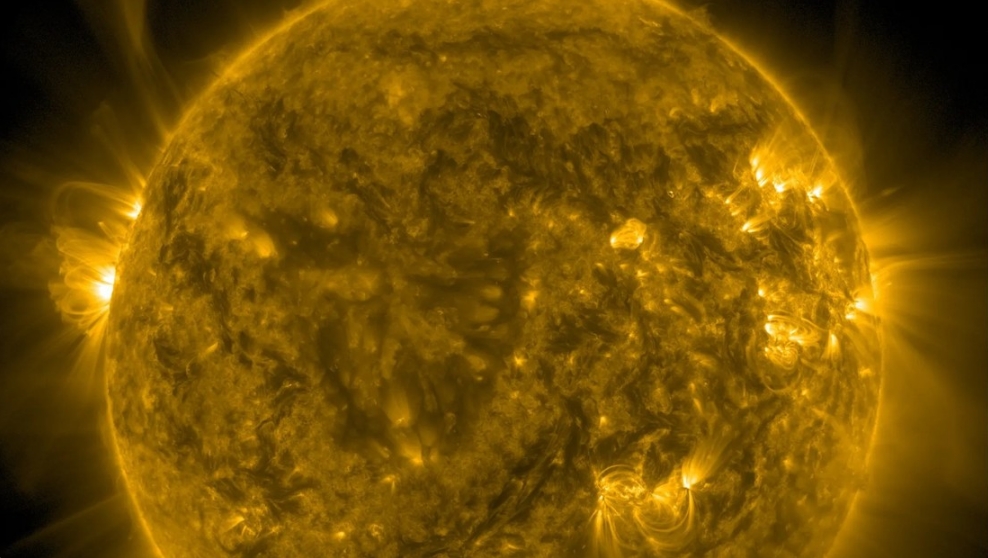 Imagen del Sol capturada el 9 de septiembre de 2025. NASA/GSFC/Solar Dynamics Observatory
