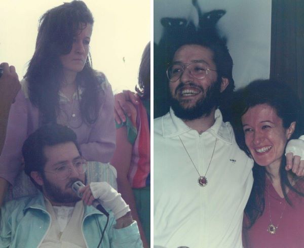 Mara en Vigo y en Madrid con Giorgio, antes de que él recibiera el estigma en la frente