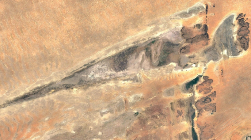 Lago Faguibine, Mali, 2020 Google Earth
