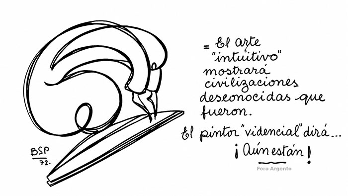 5 - El arte “intuitivo” mostrará civilizaciones desconocidas que fueron. El pintor “videncial” dirá… Aún están!