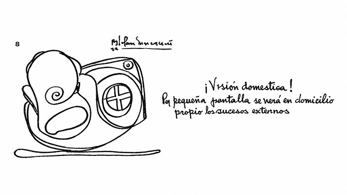 18 - Visión doméstica! Por pequeña pantalla se verá en domicilio propio los sucesos externos